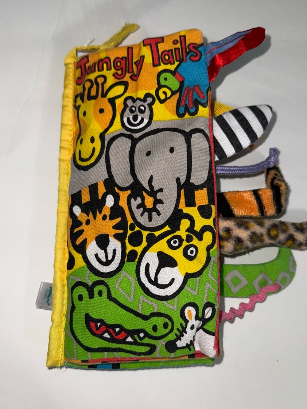 Jelly Cat Jungly Tails Soft Baby Book